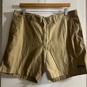 Patagonia Lightweight All-Wear Hemp Shorts in a dark khaki Men size 36